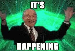 it’s happening